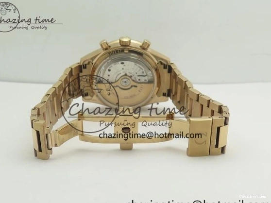 0724 Speedmaster ’57 Co-Axial RG OMF 1:1 Best Edition White Dial On RG Bracelet A9300 (Free Leather Strap) Durable 8065